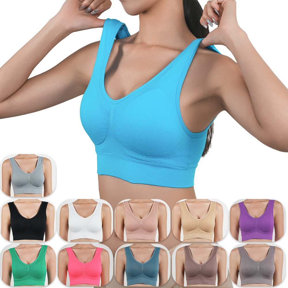 Mastectomy Bra Pocket - Soutien-gorge push-up pour femmes, sans couture,