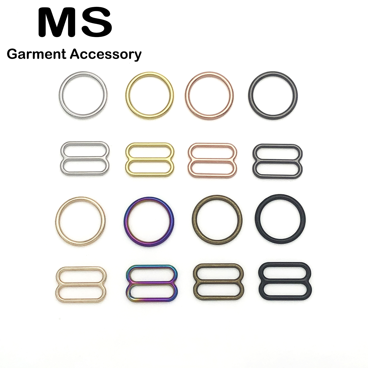 Nursing Bra Clip - 10 ensembles d'anneaux et curseurs de