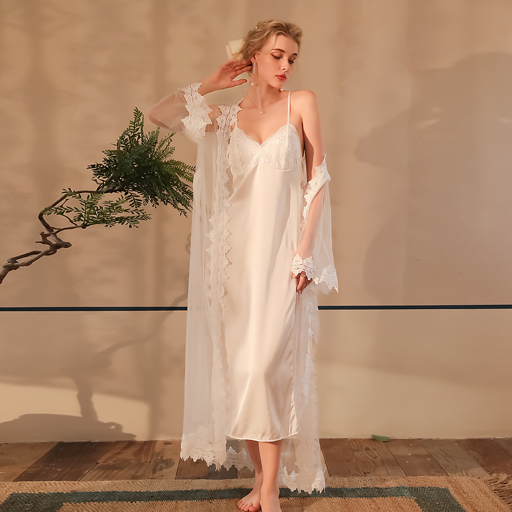 Sheer Mesh Bra - Ensemble de robe de mariée en